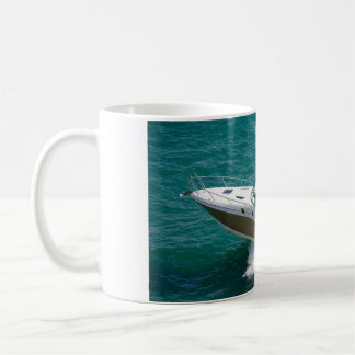 Sea Ray Boats Coffee Mugs Cups Ceramic White Boat