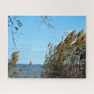 Sea Reeds et Lighthouse Jigsaw Puzzle