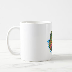 Sea Run Cutthroat Chasing Chrome Trout Coffee Mug