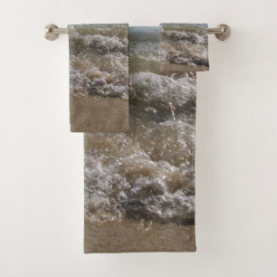 Sea & Sand Beach Waves Bath Towel Set