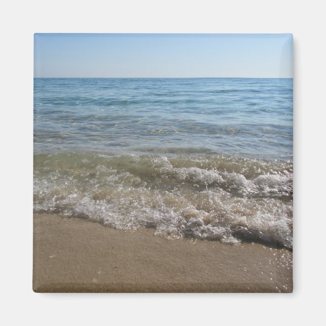 Sea & Sand Beach Waves Magnet (Front)