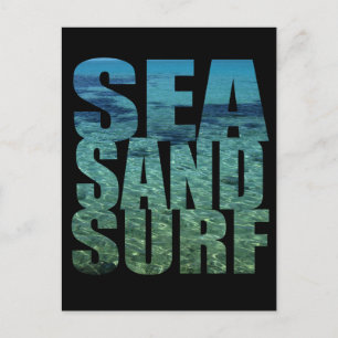 Sea Sand Surf Postcard