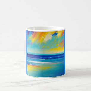 Sea Scape 10 “Stuck on the sand”. Coffee Mug
