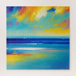 Sea Scape 10 “Stuck on the sand”. Jigsaw Puzzle
