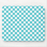 Sea Serpent Blue and White Chequerboard Pattern