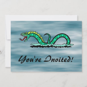 Sea Serpent Invitation