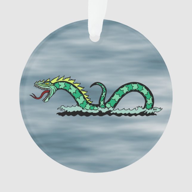 Sea Serpent Ornament (Front)