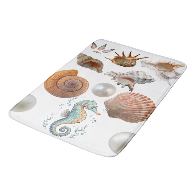 Sea shell bath mat (Angled)
