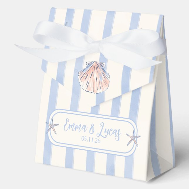 sea shell favor box (Front)