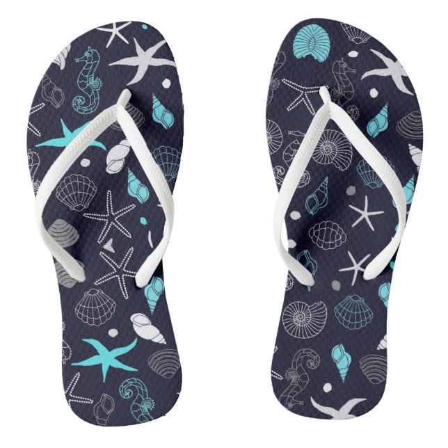 Sea shell flip flops (Footbed)