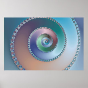 Sea Shell - Fractal Poster