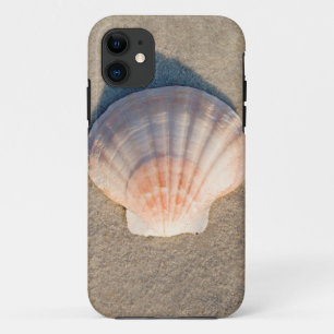 Sea Shell Laying On Sandy Beach iPhone 11 Case