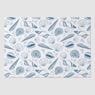 Sea shell pattern tissue paper