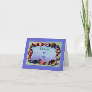 Sea Shell Thinking of You Card