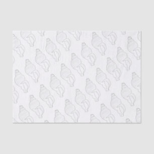 Sea Shell Tissue Paper