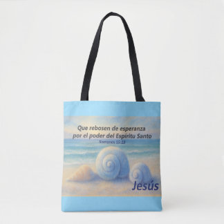 Sea Shells Bag with Romans Verse