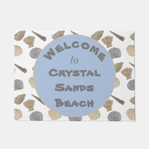 Sea Shells Beach House Welcome Mat