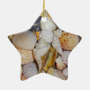 Sea Shells Ceramic Ornament