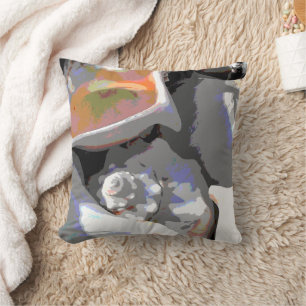 Sea Shells Closeup Throw Pillow