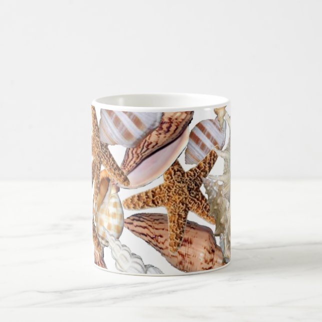 Sea shells coffee mug (Center)