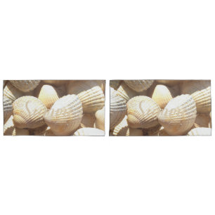 Sea Shells Collection Photography Add Name or Text Pillowcase
