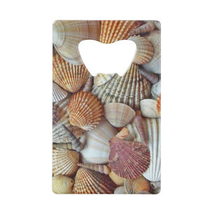 Sea Shells Credit Card Bottle Opener