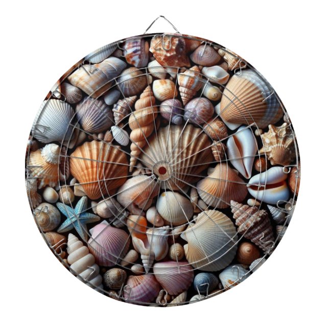 Sea Shells Dart Board (Front)