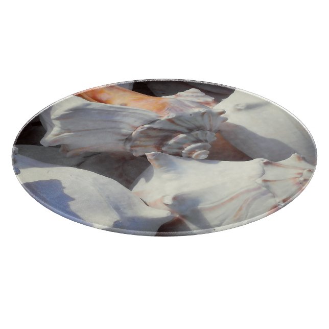 Sea Shells in sunlight and shadow Cutting Board (Corner)