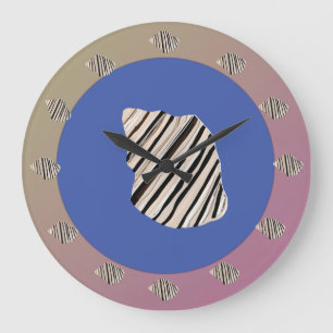 Sea shells large clock