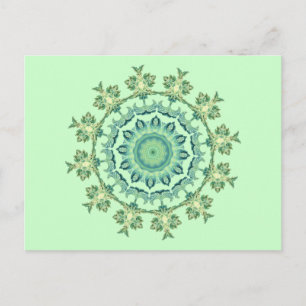 Sea Shells Mandala Postcard