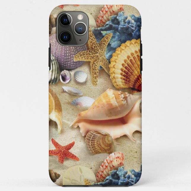Sea shells on beach Case-Mate iPhone case (Back)