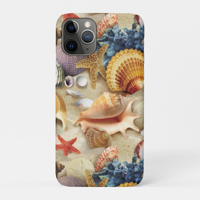 Sea shells on beach Case-Mate iPhone case (Back)