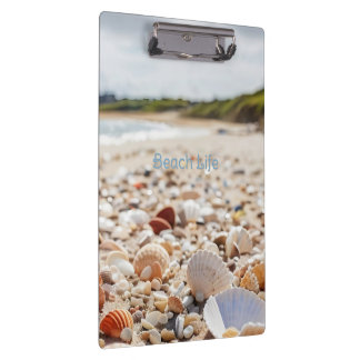 Sea Shells on the Beach Clipboard