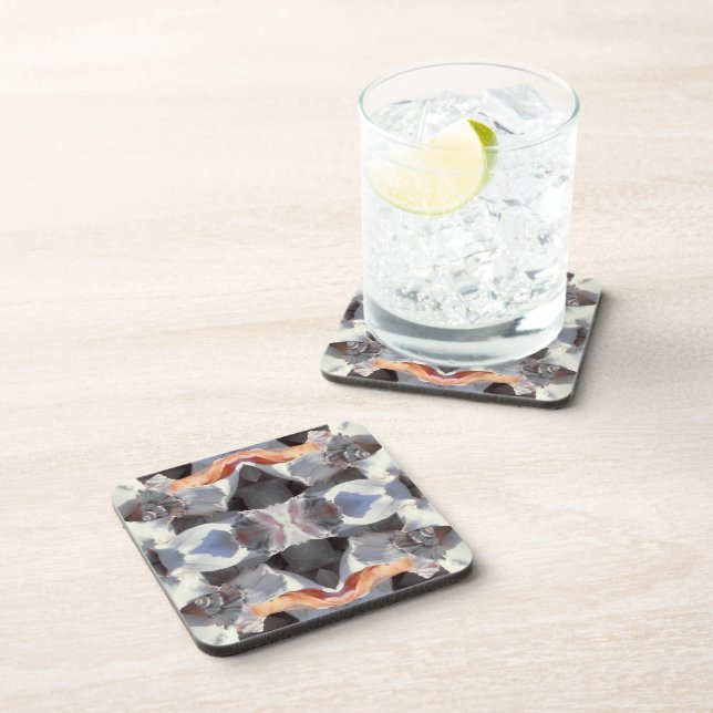 Sea Shells Pattern Coaster (Right Side)
