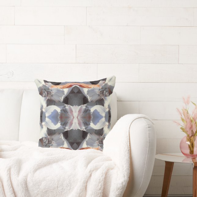Sea Shells Pattern Throw Pillow (Couch)