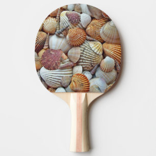 Sea Shells Ping Pong Paddle
