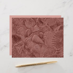 Sea Shells Rose Gold Ocean Beach Elegant Decoupage