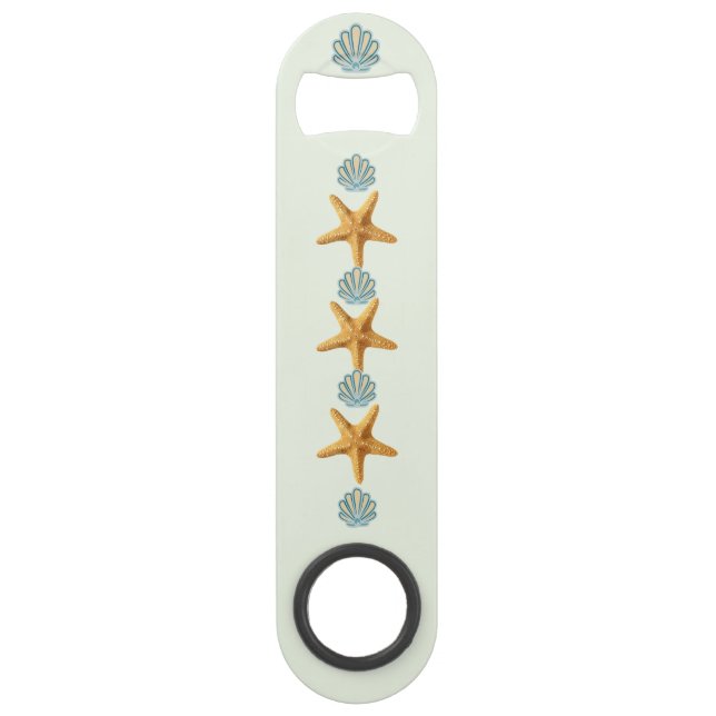 Sea Shells & Starfish Speed Bar Key (Back)