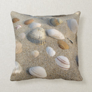 Sea Shells Throw Pillow