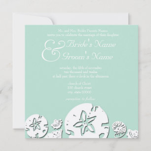 Sea Shells -Wedding Invitations