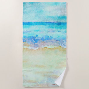 *~* Sea Shore AR7 Beach Nautical Waves Surf Beach Beach Towel