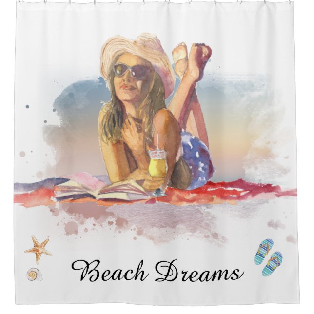 *~* Sea Shore Beach Young Girl Sun bathe AR29 (Front)