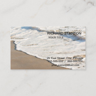 Sea shore business card