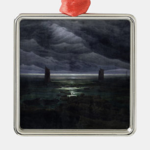 Sea Shore in Moonlight, 1835-36 Metal Ornament