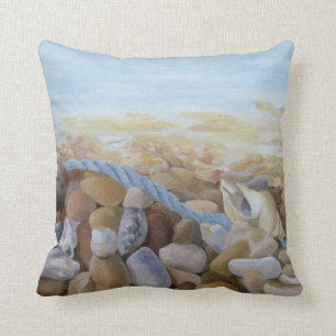 Sea Shore Throw Pillow