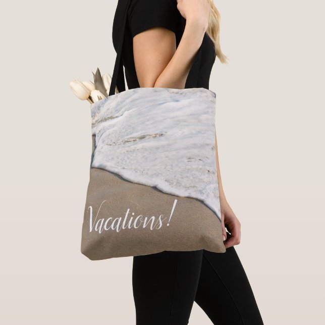 Sea shore tote bag (Close Up)