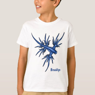Sea slug blue dragon illustration T-Shirt