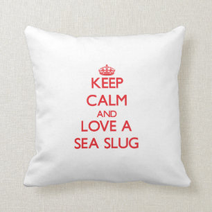 Sea Slug Throw Pillow