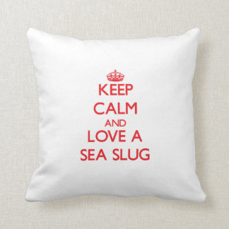 Sea Slug Throw Pillow