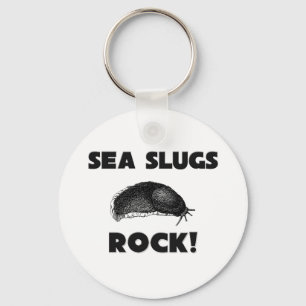 Sea Slugs Rock Keychain